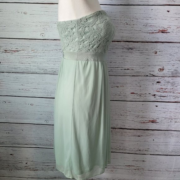 Adrianna Papell Light Green Dress - Picture 3 of 15